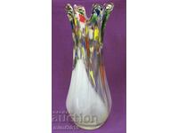 Vintich Murano Crystal Glass Massive Vase