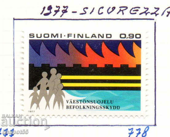 1977. Finlanda. Protecția Civilă.