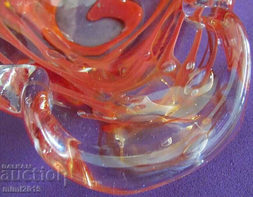 Vintich Crystal Glass Ashtray - 5