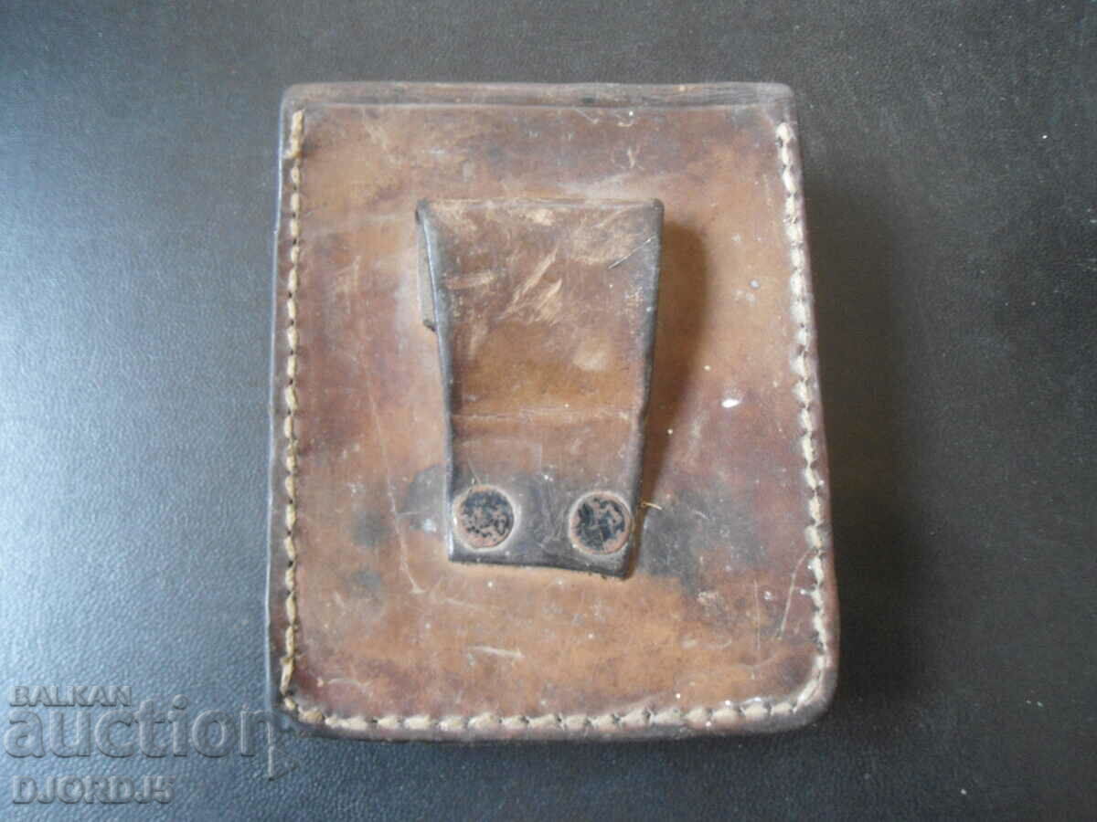 Old leather bag, genuine leather with price 5.00 BGN | € 2.56