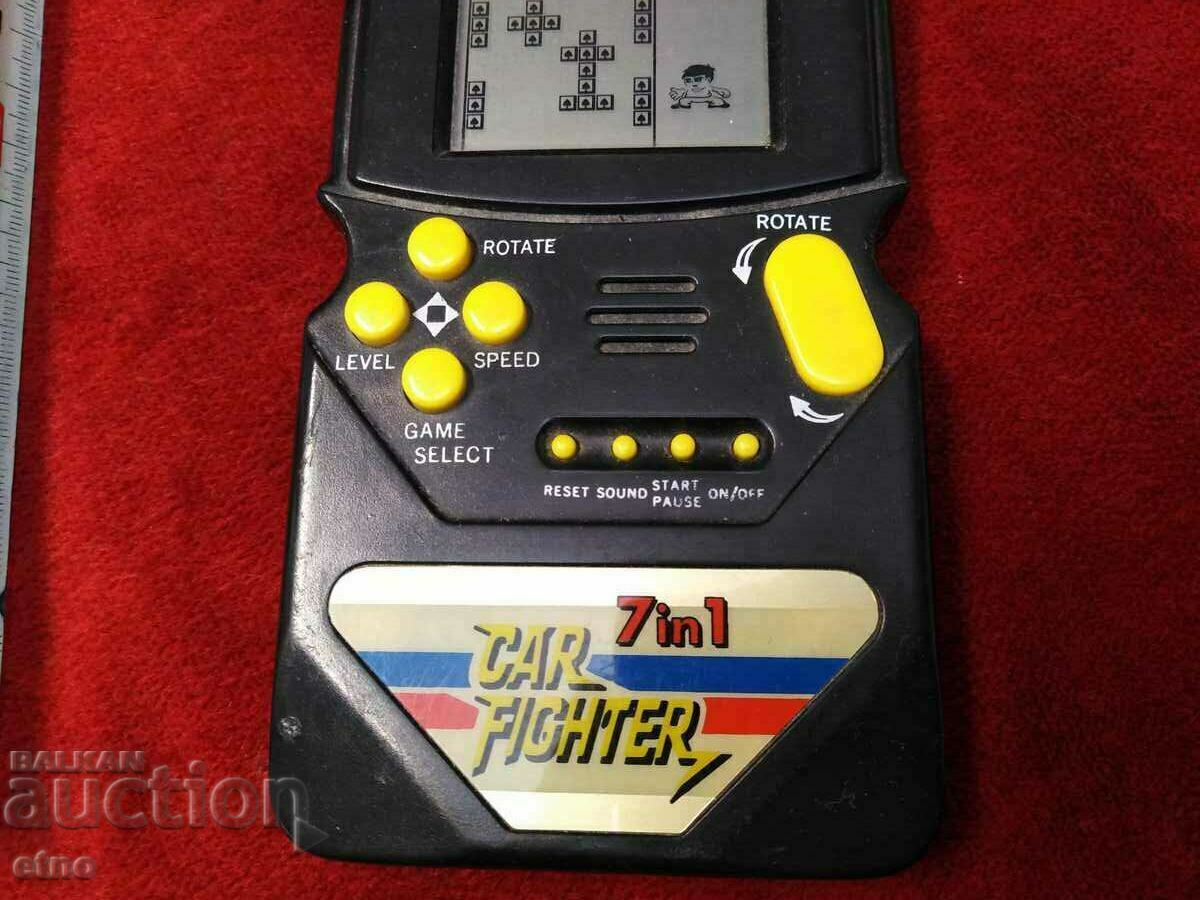 Auction  VINTAGE ELECTRONIC GAME WITH "CAR FIGHTER- 7 IN 1", TOY