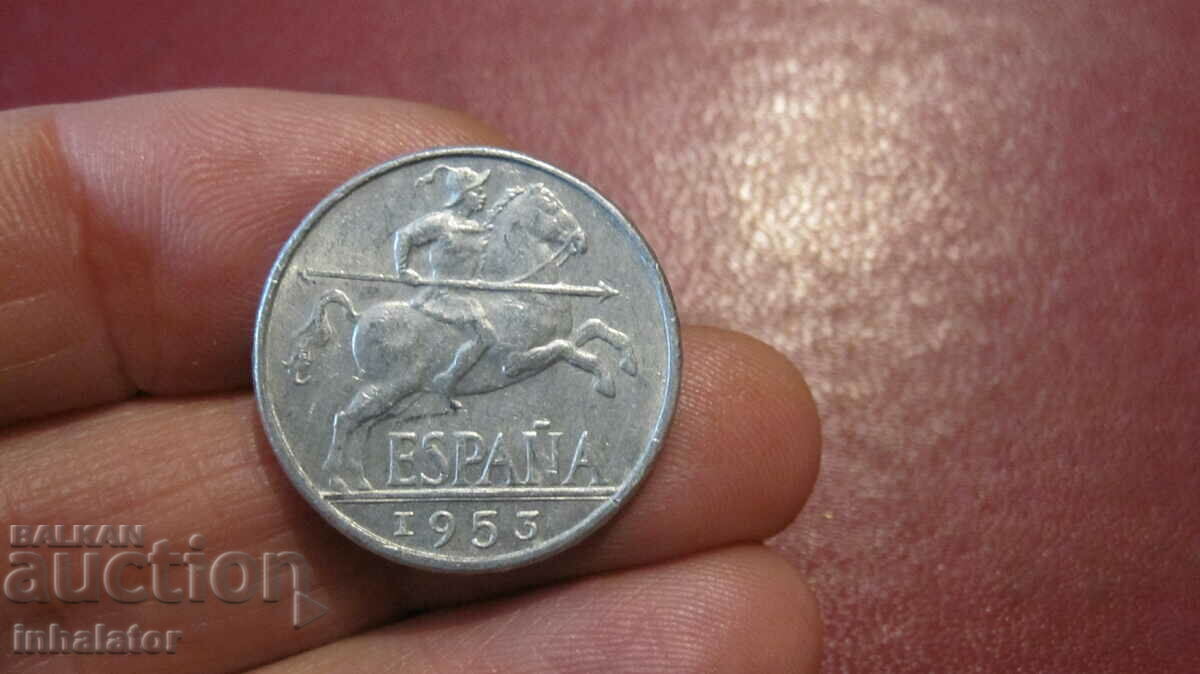 1953 SPAIN 10 centimos - aluminum