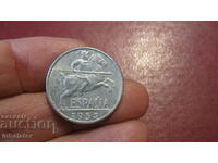 1953 SPANIA 10 centimos - aluminiu