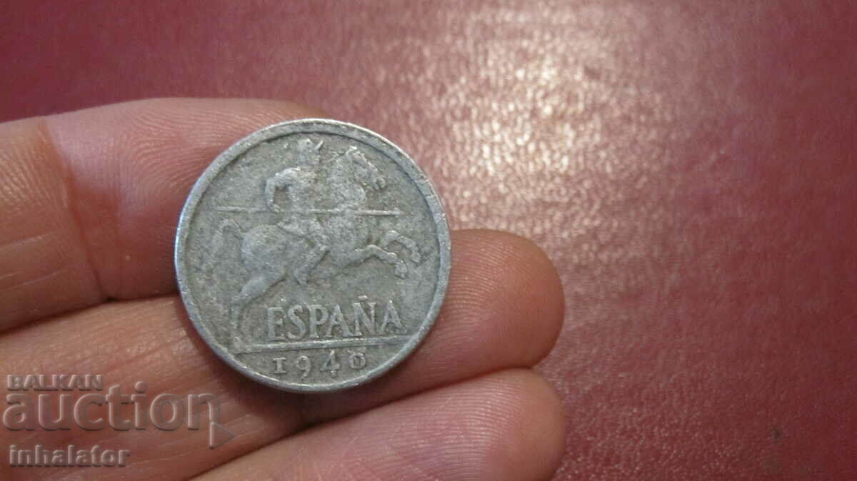 1940 SPANIA 10 centimos - aluminiu