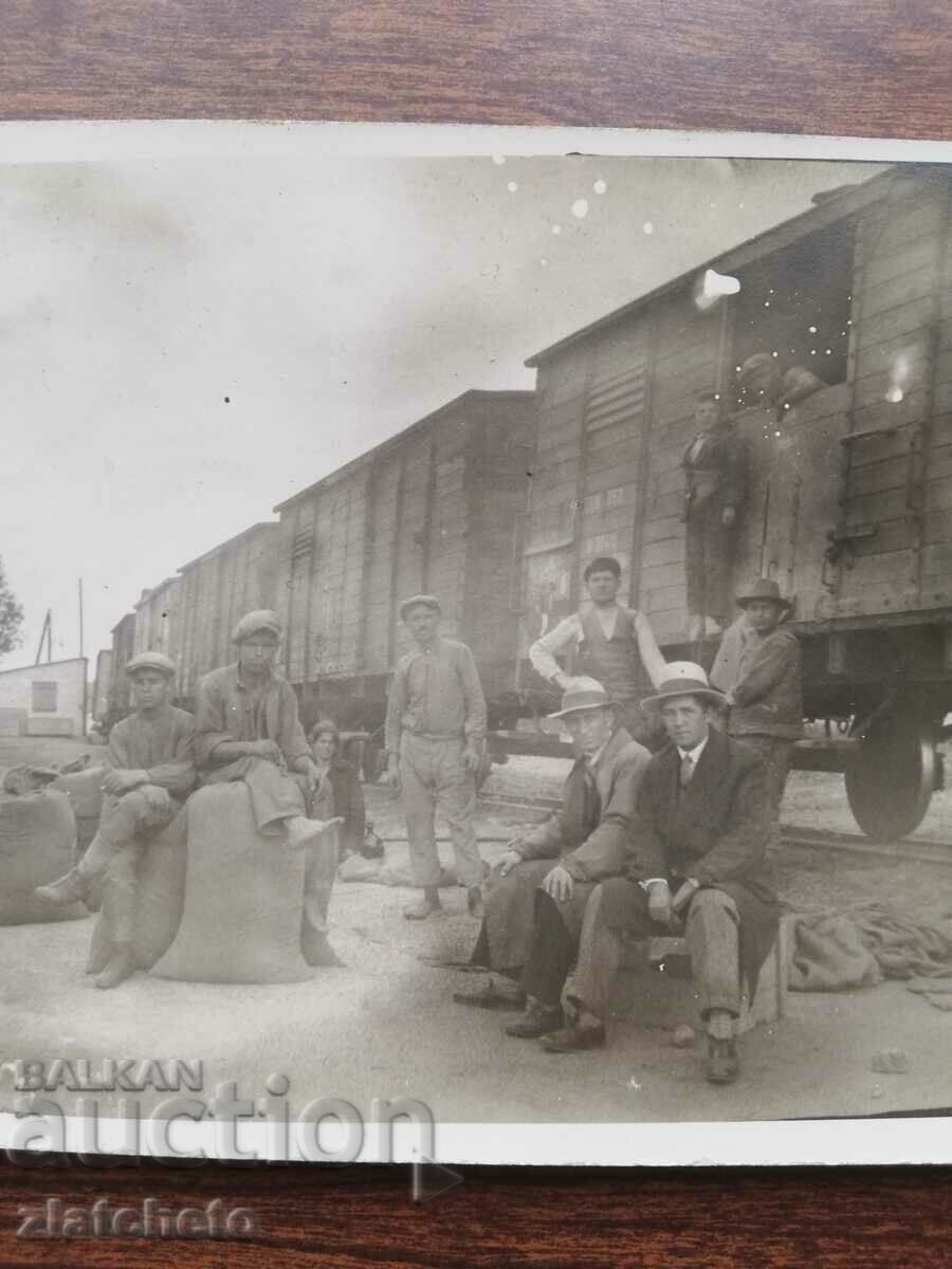 Auction  Old photo Kingdom of Bulgaria - BDZ, wagons