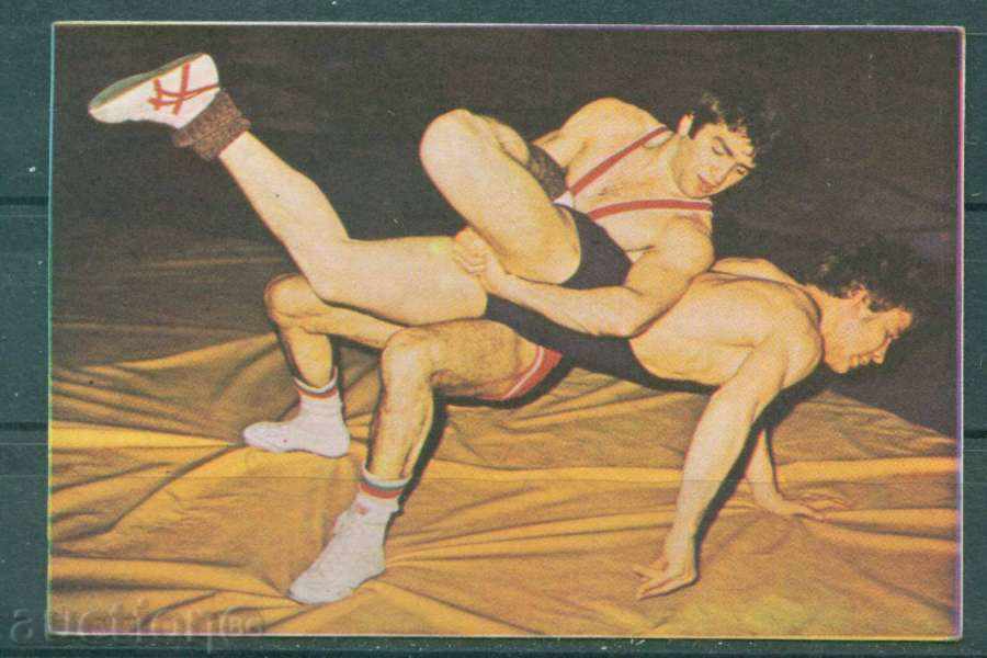 1980 buzunar LUPTA Calendar de evenimente sportive Olimpiada de la Moscova 53096