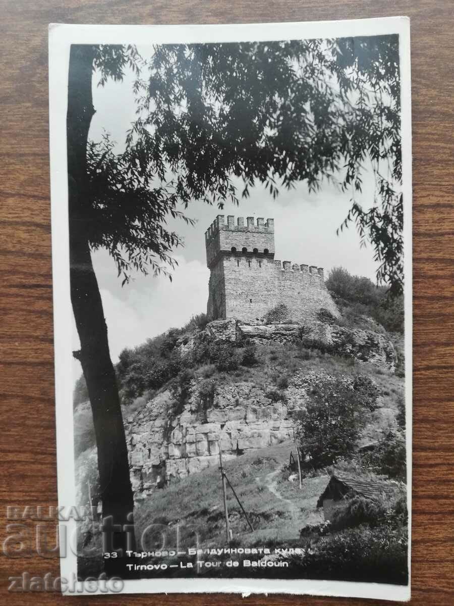 Carte poștală Bulgaria - Tarnovo, Turnul Baldwin