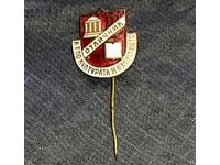 Metal Enamel Badge - Excellent. K - t of culture and exp...