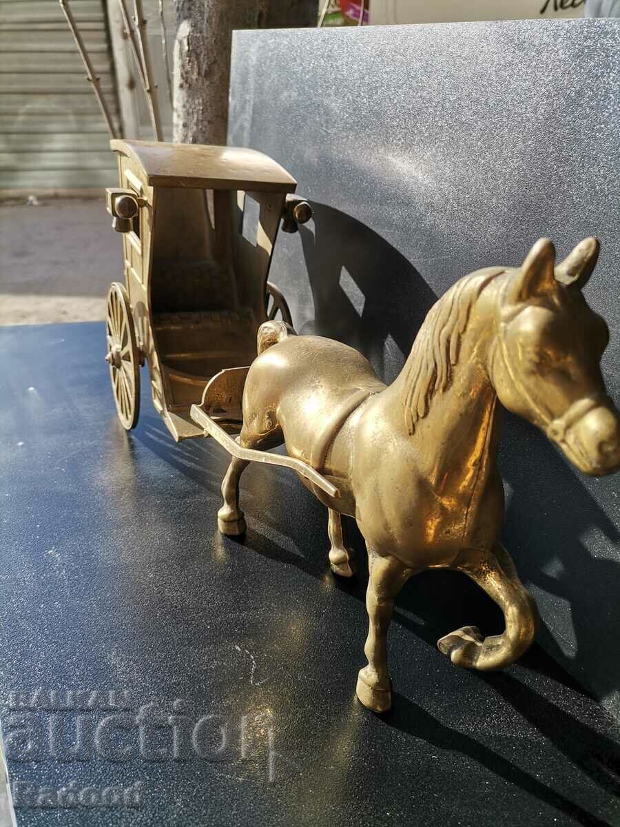 Auction Brass carriage Auction Brass carriage