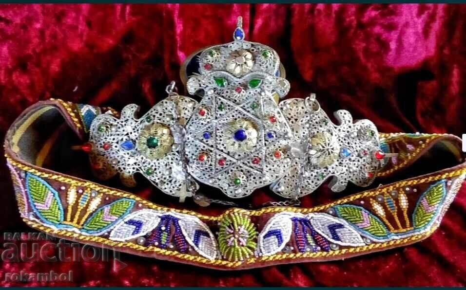 Unique silver filigree belt buckles - 6