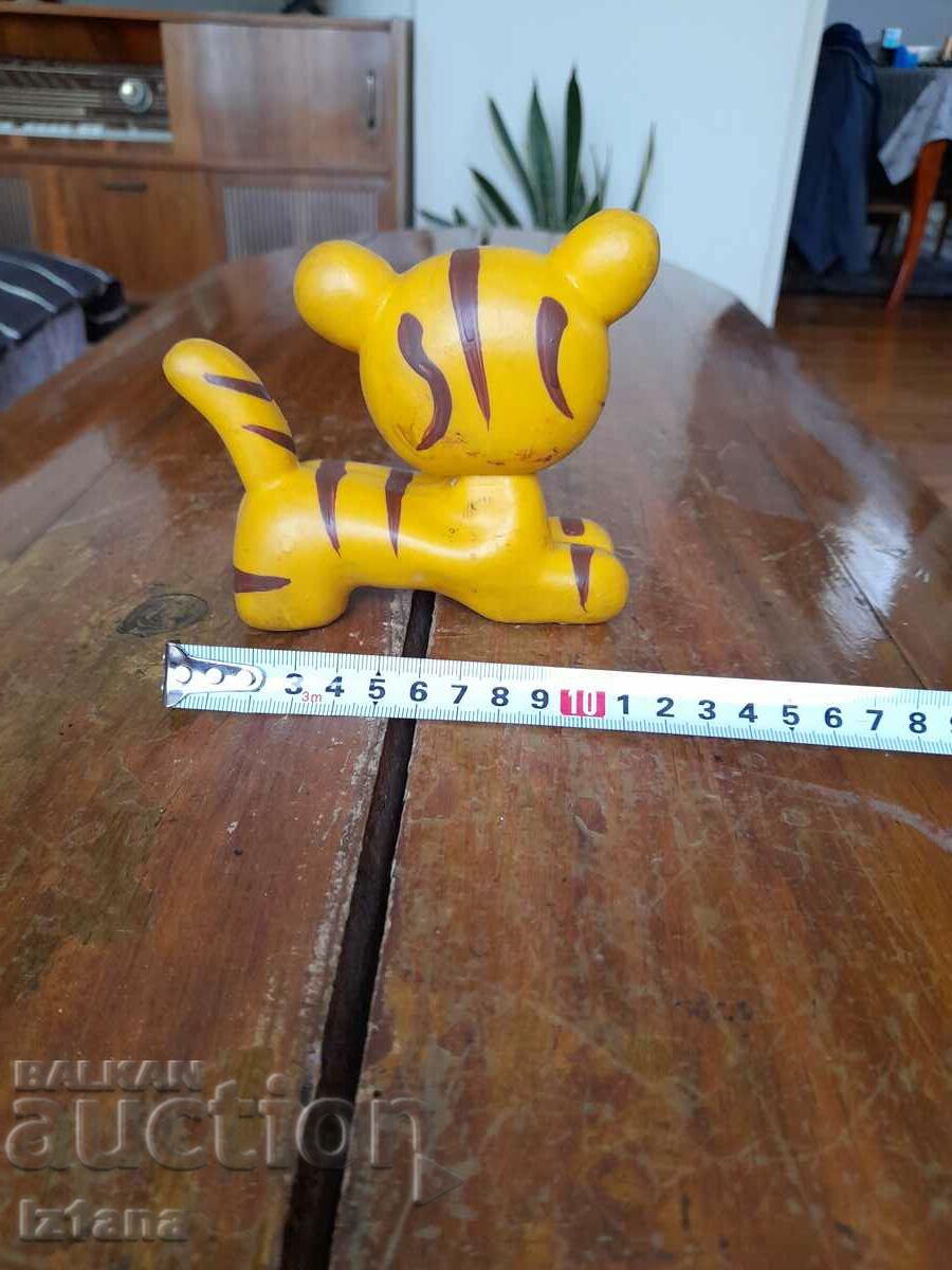 Licitație Jucărie veche din cauciuc Tigru Licitație Jucărie veche din cauciuc Tigru
