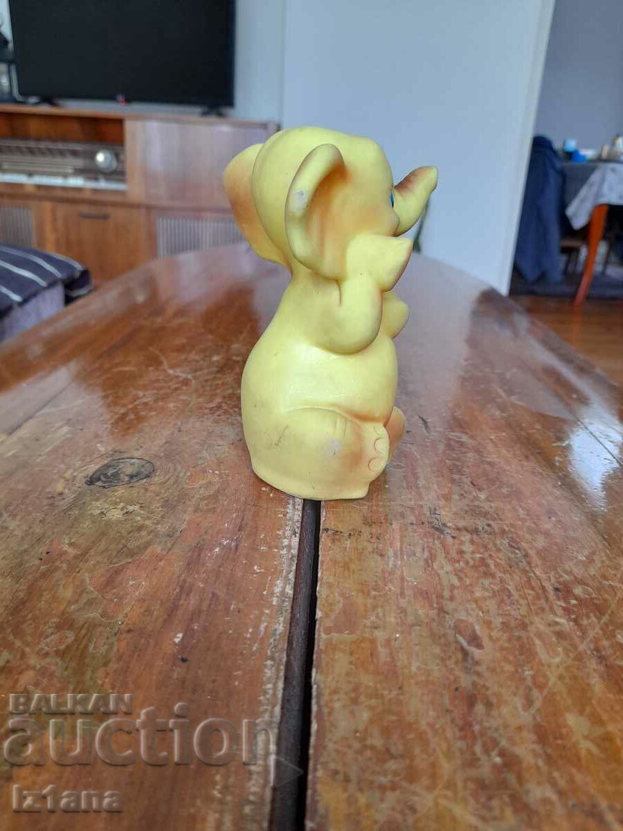 Old rubber toy Elephant, Elephant with price 10.00 BGN | € 5.11 Old rubber toy Elephant, Elephant with price 10.00 BGN | € 5.11