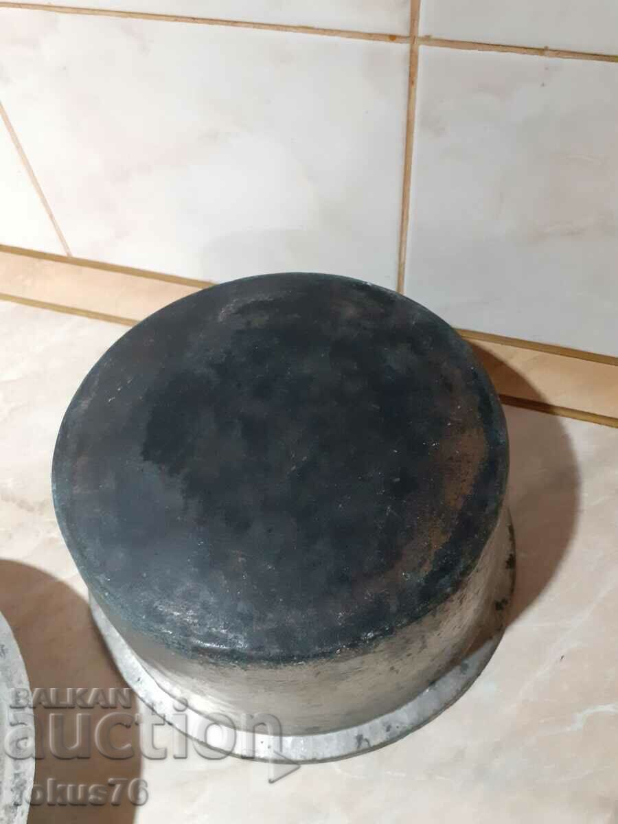 Old Renaissance copper pot with lid - tinned - 5 Old Renaissance copper pot with lid - tinned - 5