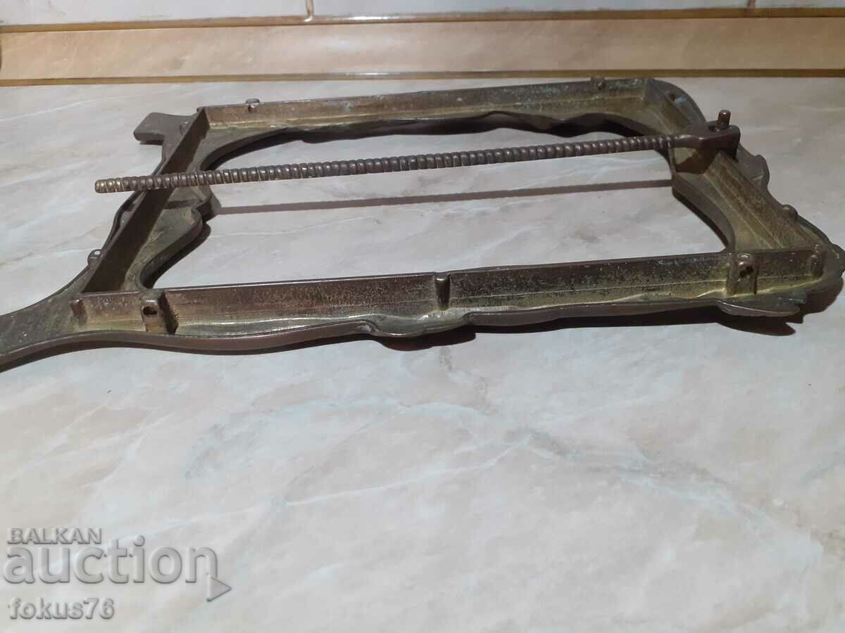 Old Baroque Bronze Picture Frame - Large - 5