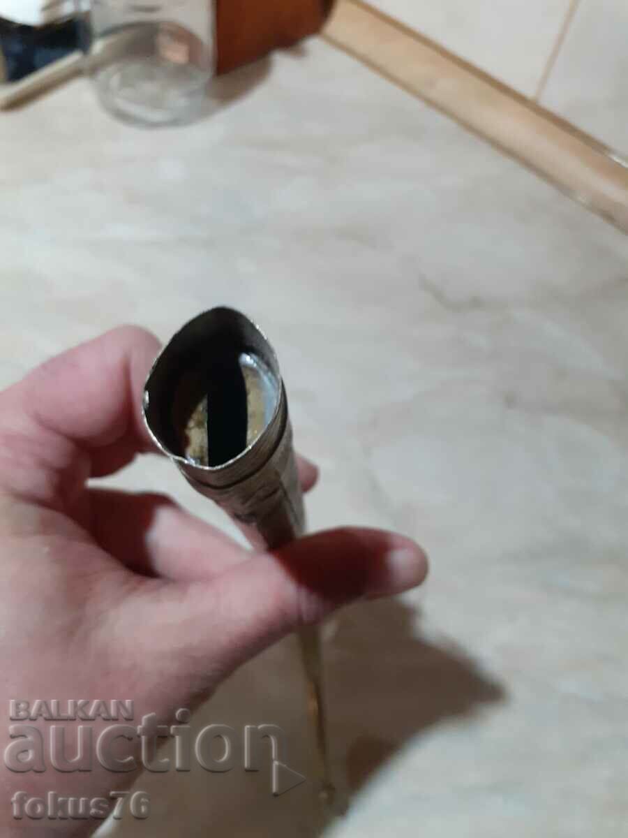 Стара метална кания за нож ханджар - 7 Стара метална кания за нож ханджар - 7