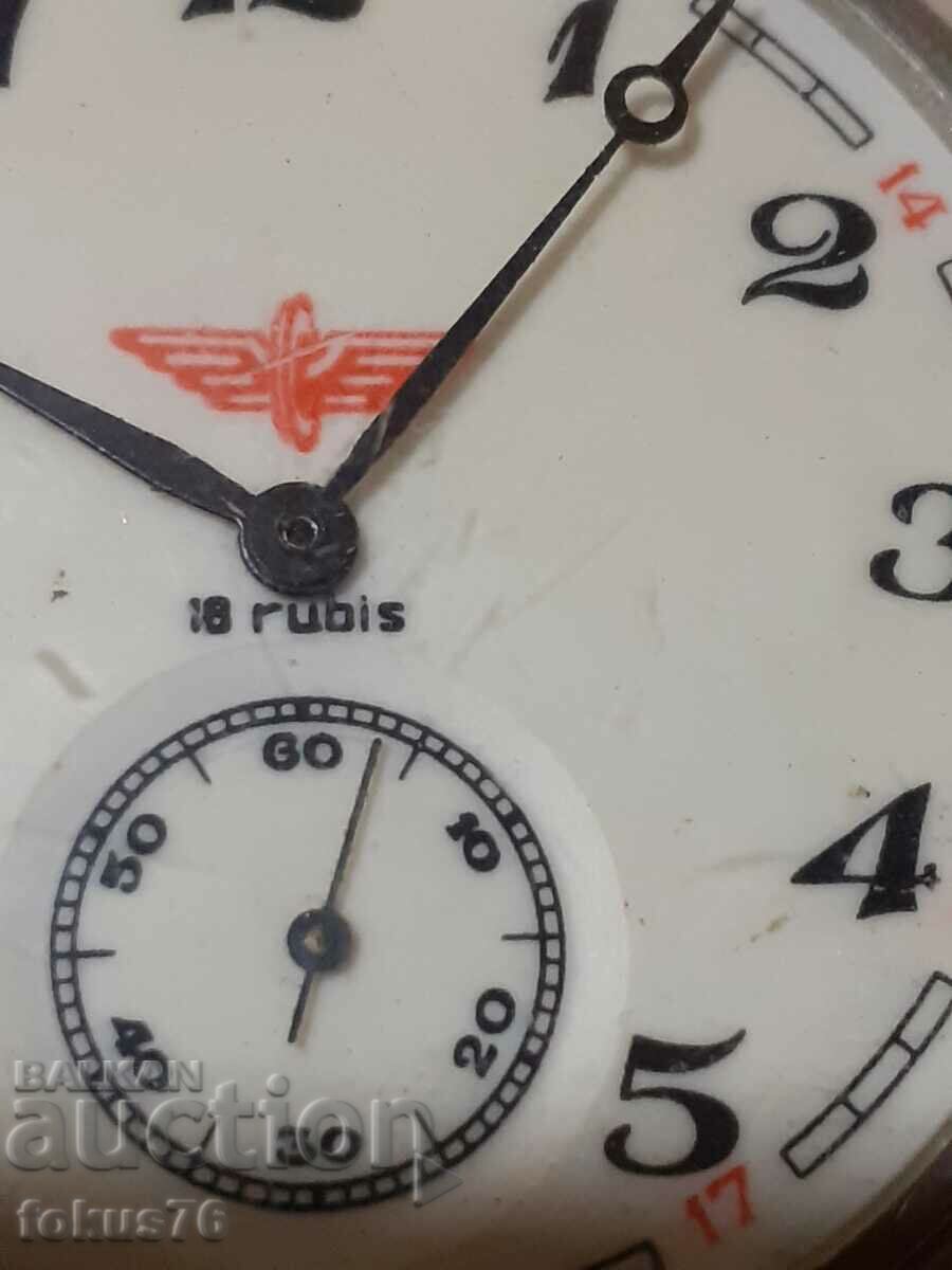 Old Russian pocket watch Lightning with a train - 6 Old Russian pocket watch Lightning with a train - 6