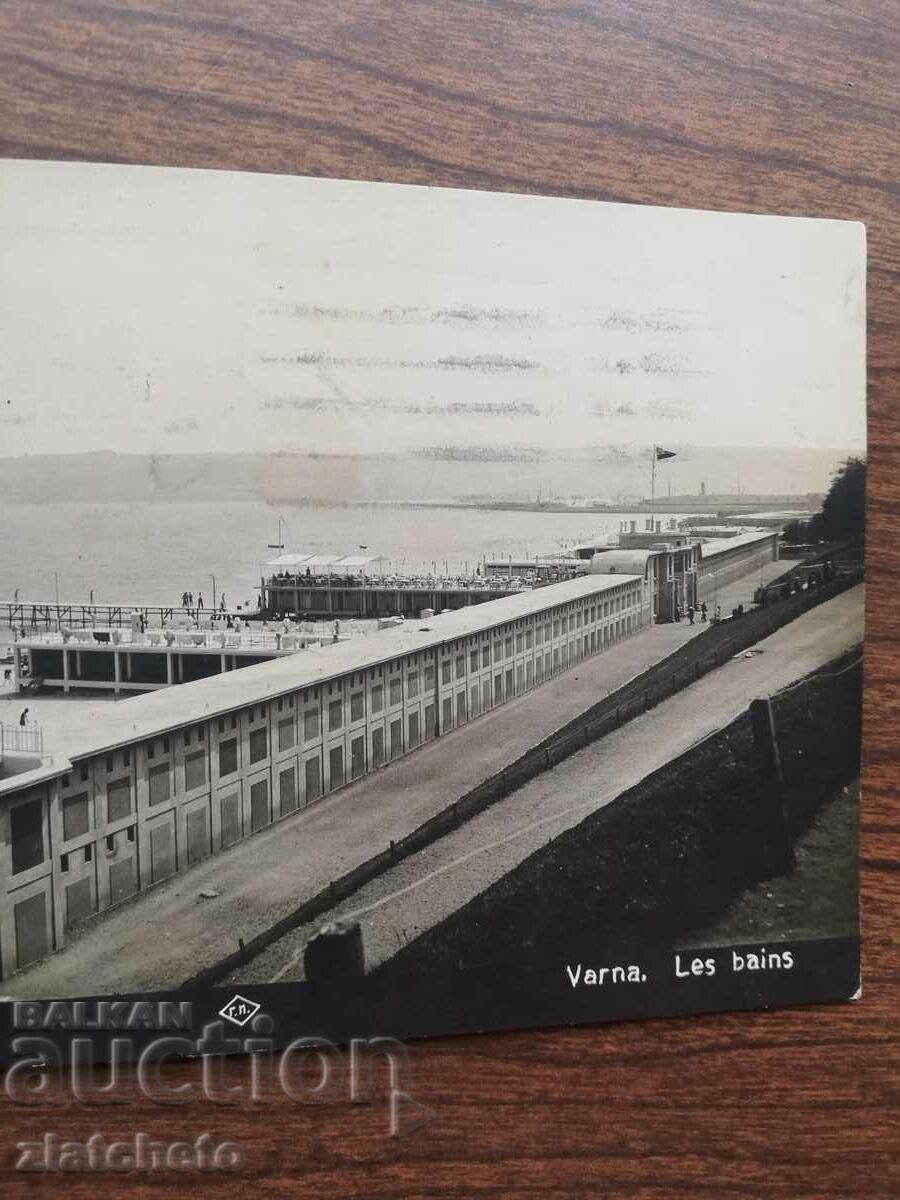 Аукцион Пощенска карта Царство България - Варна, баните Аукцион Пощенска карта Царство България - Варна, баните