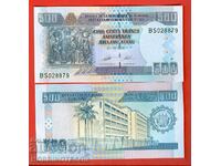 BURUNDI BURUNDI 500 Franc issue issue 2013 NEW UNC