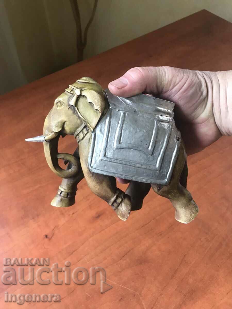 ELEPHANT FIGURE SCULPTURE MASSIVE AND HEAVY FORGED METAL with price 54.00 BGN | € 27.61 ELEPHANT FIGURE SCULPTURE MASSIVE AND HEAVY FORGED METAL with price 54.00 BGN | € 27.61