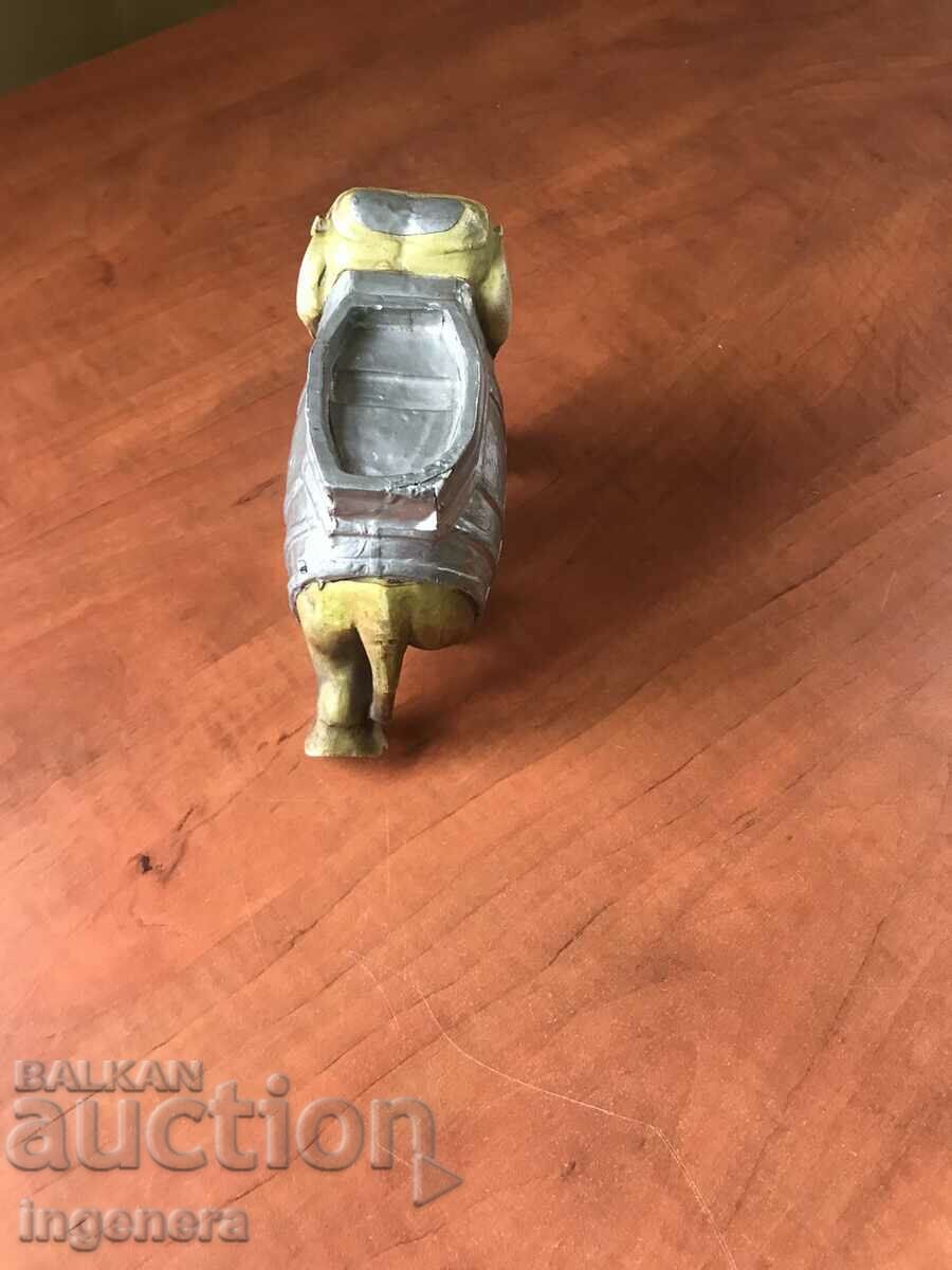 ELEPHANT FIGURE SCULPTURE MASSIVE AND HEAVY FORGED METAL - 6 ELEPHANT FIGURE SCULPTURE MASSIVE AND HEAVY FORGED METAL - 6