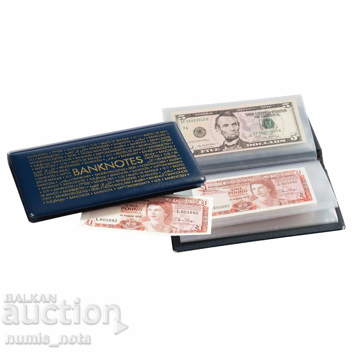 POCKET ALBUM FOR BANKNOTES WITH 20 SHEETS