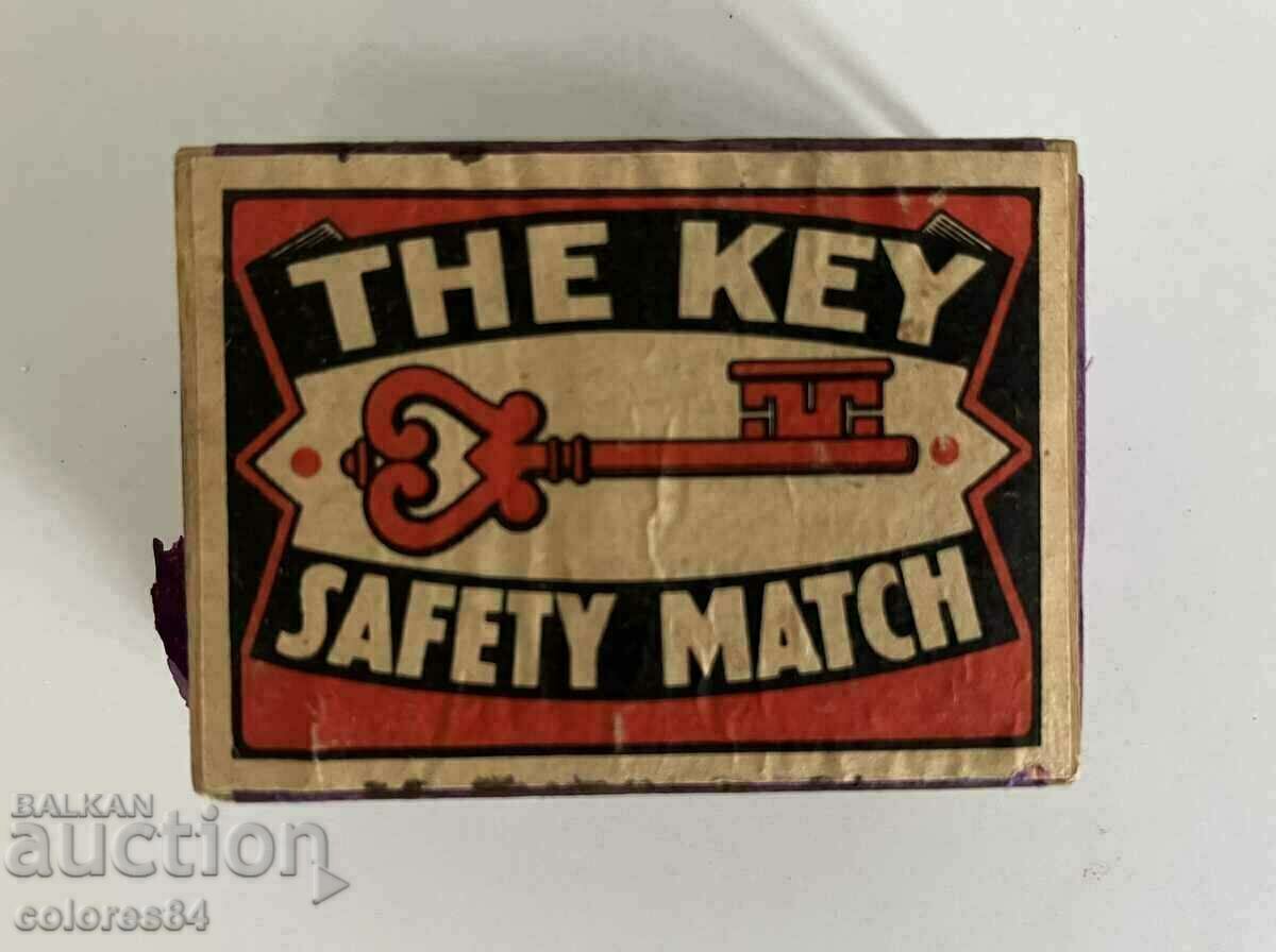 Old collector's match, matchbox