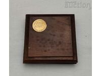 BNB WOODEN COIN BOX WITH BANK LOGO