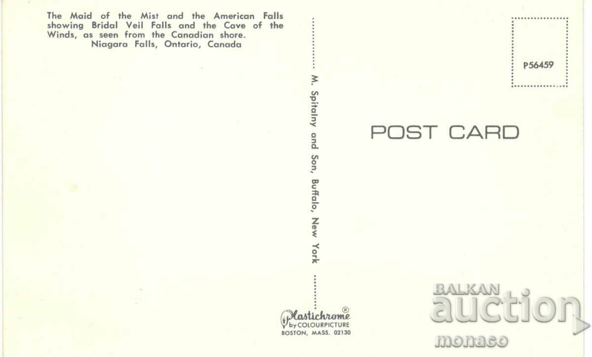 Old postcard - Ontario, Niagara with price 1.00 BGN | € 0.51 Old postcard - Ontario, Niagara with price 1.00 BGN | € 0.51