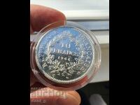 10 franci de argint
