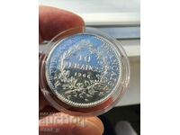 10 франка сребро