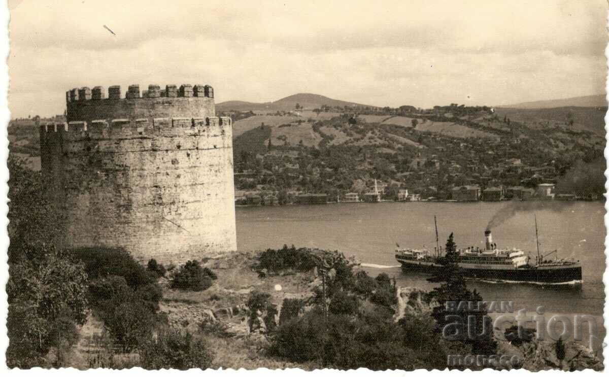 Παλιά καρτ ποστάλ - Βόσπορος, φρούριο