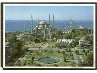 Стара картичка - Истанбул, Султан Ахмет джамия