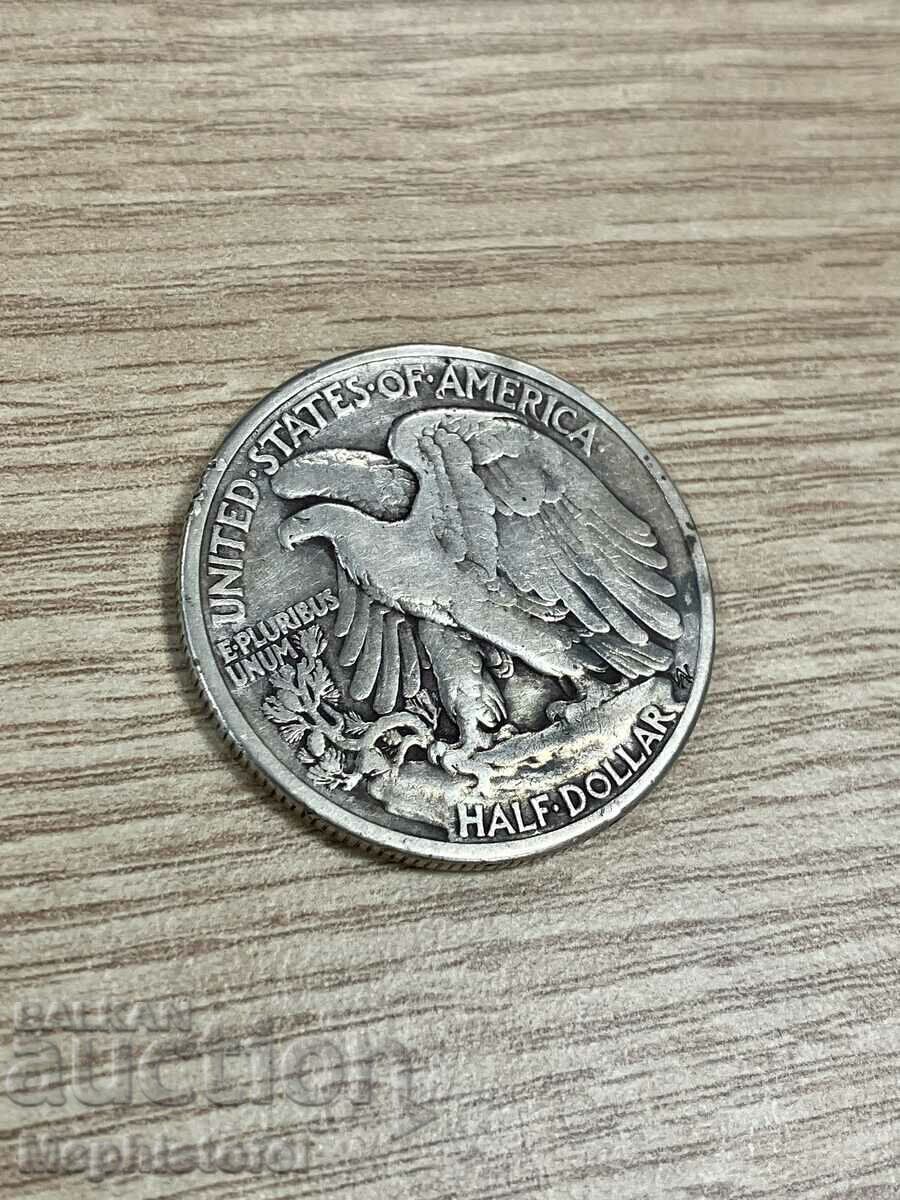 1/2 dollar (Half Dollar) 1942, USA - silver coin 1/2 dollar (Half Dollar) 1942, USA - silver coin