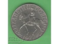 (¯`'•.¸ 25 New Pence 1977 GREAT BRITAIN UNC- ¸.•'´¯)