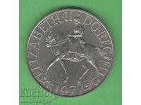 (¯`'•.¸ 25 New Pence 1977 MAREA BRITANIE UNC- ¸.•'´¯)