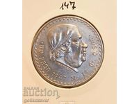 Mexic 1 peso 1947 Argint! UNC!