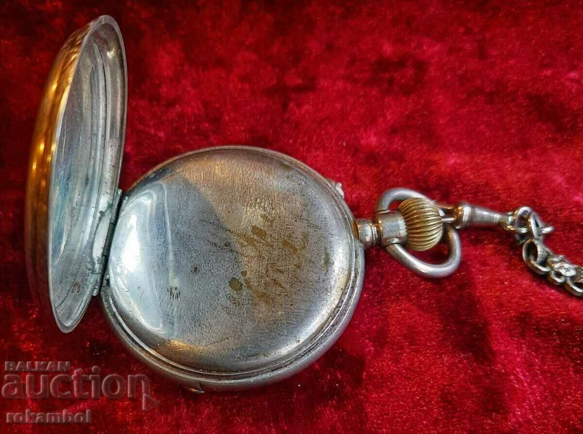 Swiss silver pocket watch - 7 Swiss silver pocket watch - 7