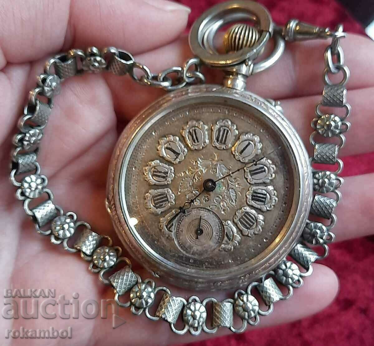 Swiss silver pocket watch Swiss silver pocket watch