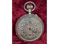 Ελβετικό ασημί ρολόι τσέπης