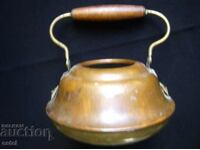 Old bronze vessel, teapot, vase