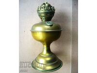Old large bronze gas lamp