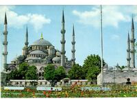 Стара картичка - Истанбул, Султан Ахмет джамия