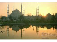Old postcard - Istanbul, Sultan Ahmet Mosque