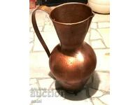 Old large, bronze amphora