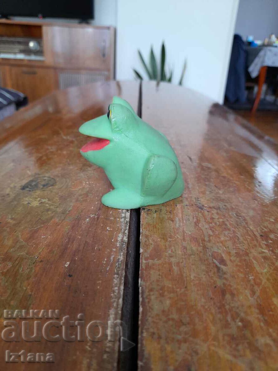 Old rubber toy Frog with price 10.00 BGN | € 5.11