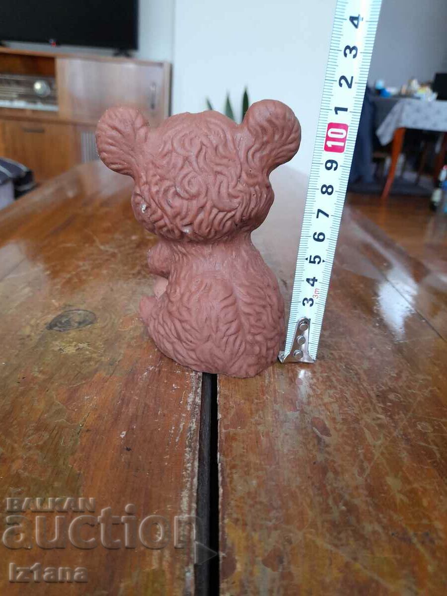 Auction Old rubber bear toy Auction Old rubber bear toy