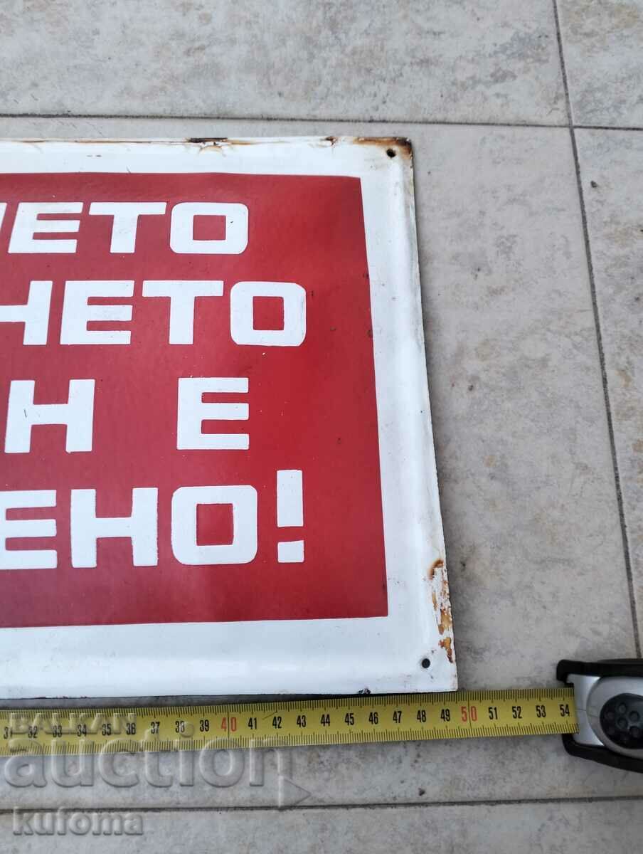 Placa veche emailata cu preț € 20.44 | 39.98 BGN