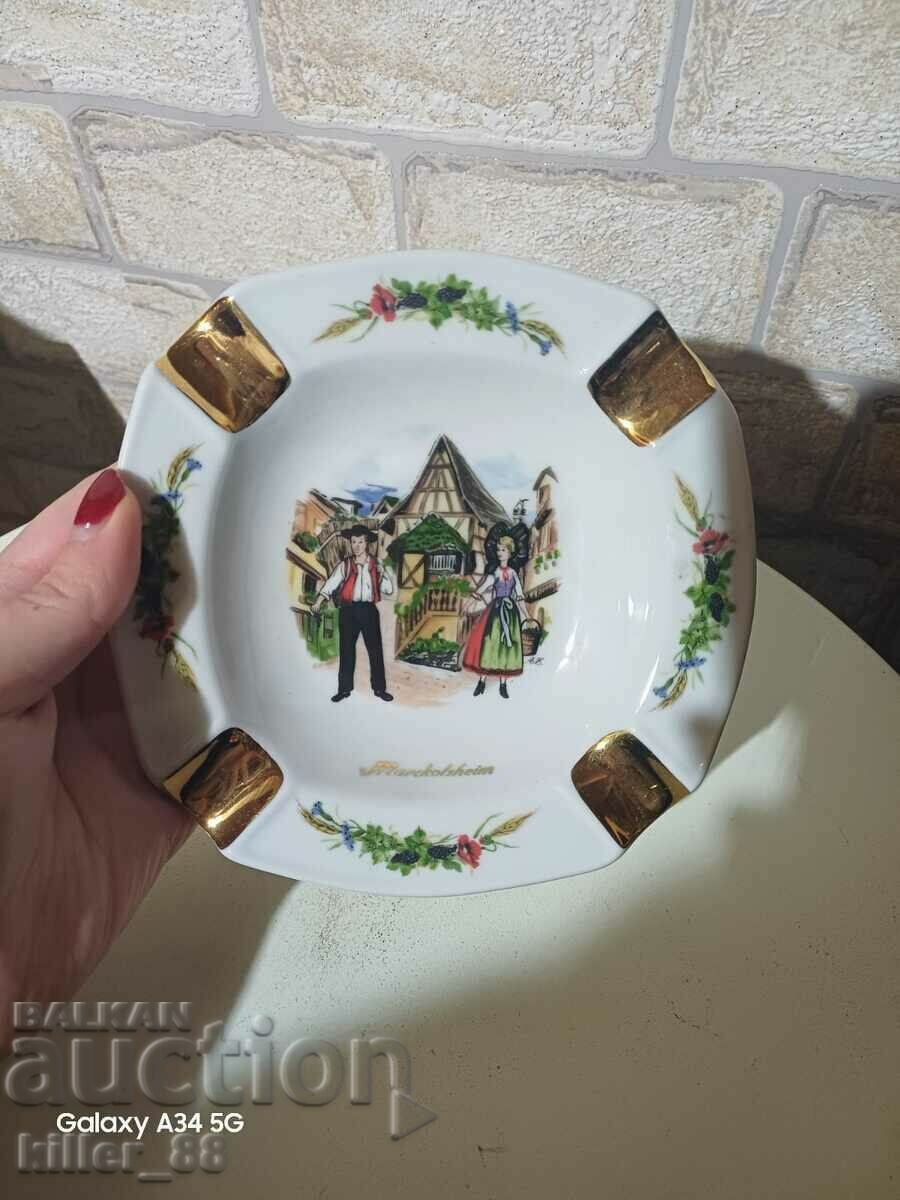 Porcelain ashtray