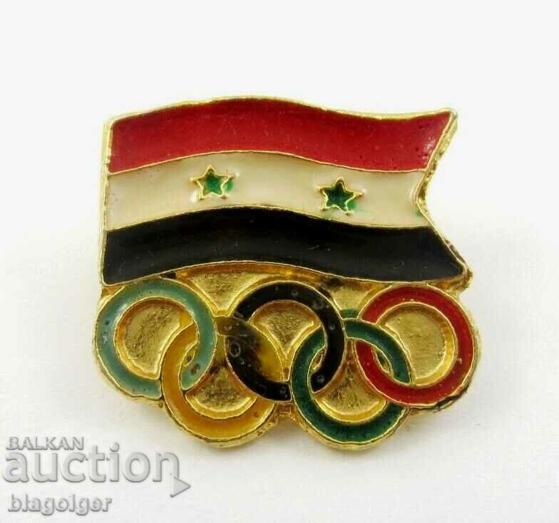 Auction OLYMPIC BADGE-SYRIA-OLYMPIC COMMITTEE Auction OLYMPIC BADGE-SYRIA-OLYMPIC COMMITTEE