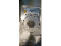 MS 61 - Царска  монета 10 стотинки 1917 г. цинк PCGS